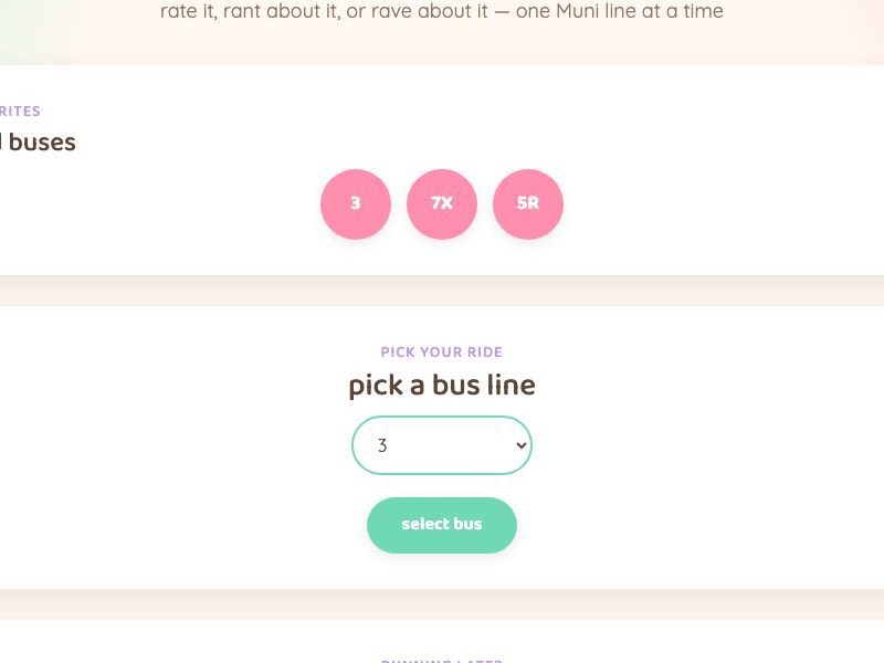 ReRoute Bus Rating App